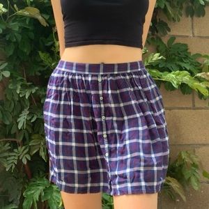 Abercrombie schoolgirl plaid mini skirt